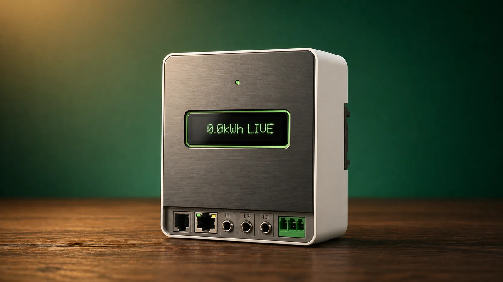 Nexus module close-up — DIN-rail aansluiting